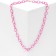 Chocker "chain" cartoons, pink color, l = 30 cm