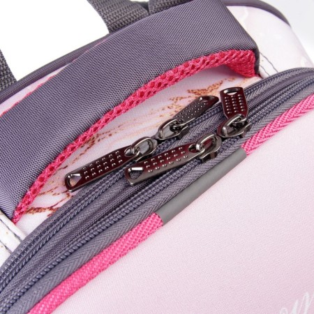 School frame 38 x 30 x 16 cm 8211B ergonomic back "September 1: Marble", pink-7