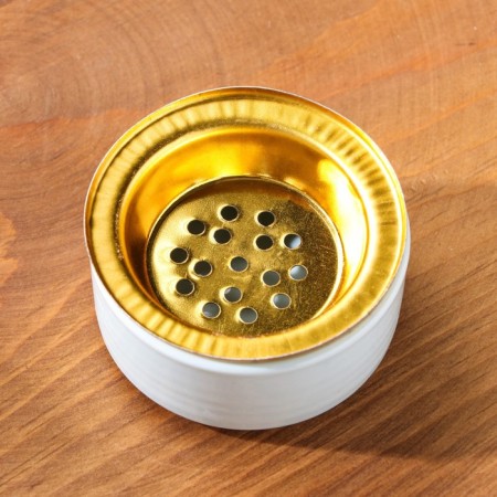 Similarity of powder and cones stand for berths, white, 3.2x6.5 cm-1