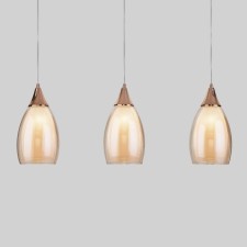Suspended lamp with glass ceiling Cosmic, 15W, E14, 62x12 cm
