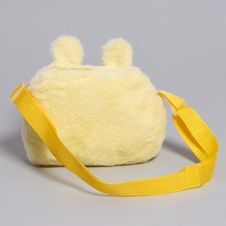 Children's "Bunny" bag, 18 cm, yellow color-2