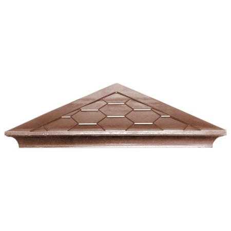 PPK cap to a column column, 1.5 × 1.5 bricks, 39 × 39 × 4.3 cm, brown, “flexible tile”-2