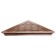 PPK cap to a column column, 1.5 × 1.5 bricks, 39 × 39 × 4.3 cm, brown, “flexible tile”