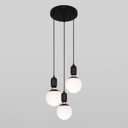 Suspended lamp with glass lamps of Bubble, 60W, E27, 30x30 cm-1
