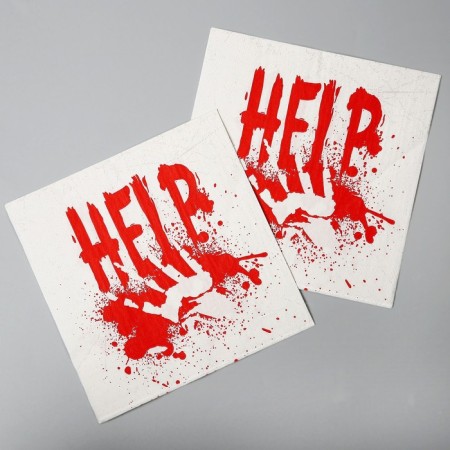 Paper napkins "Help", in the set of 20 pcs.