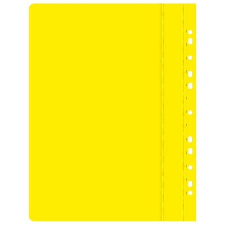 Folder with 10 A4 inserts, 160 μm, calligrata, with perforation, yellow-1