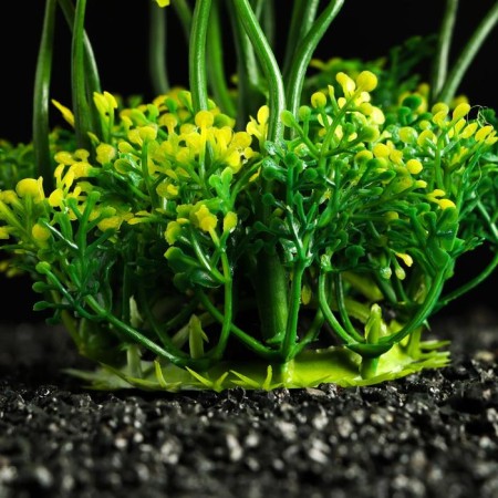 Artificial aquarium plant, 15 cm, green-2