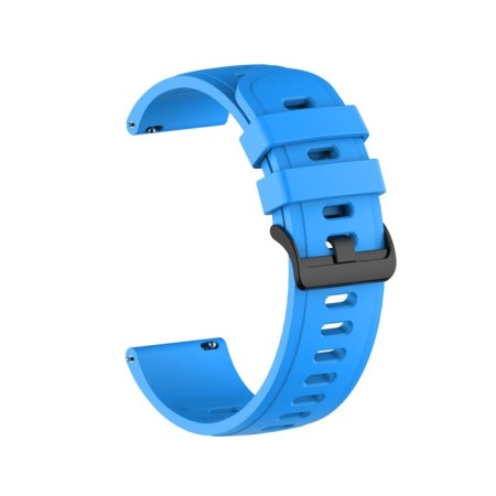 Smart hours strap, 22 mm, silicone, blue