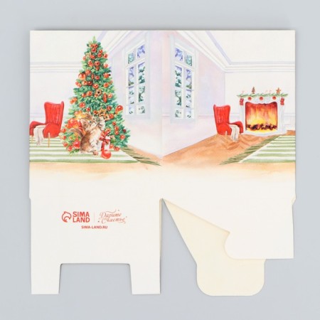 Bonbonerka "Cozy New Year", 6 x 7 x 6 cm, New Year-6