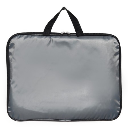 Folder with handles textile A4, 350 x 270 x 20 mm, calligrata "office", nylon 600D, gray tone 3-1