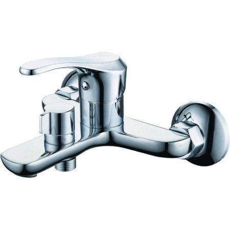Bath mixer rush jawa ja0735-44, single-leaf, short spout, chrome
