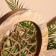 Interior souvenir in the wooden ring "Clover" 30x8x33 cm