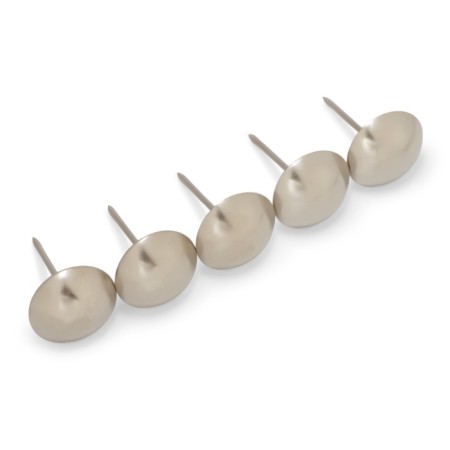 Tundra nails, decorative, 25x39 mm, chrome, 100 pcs-7