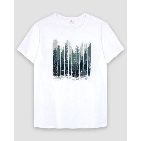 Male T -shirt, size 50, white color-3