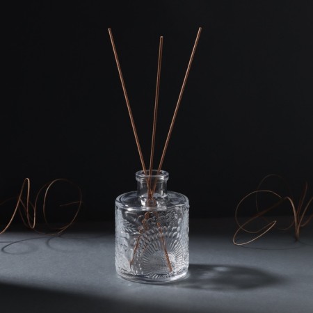 Diffusor for essential oils "Sunflower" 100 ml transparent 6x6x8.5 cm-3