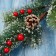 Decor "Winter Dreams" Frosty spruce, 50 cm