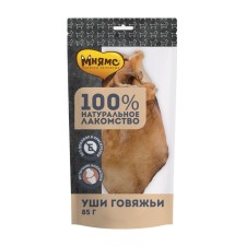 Mnyams treat for dogs, beef ears, 85 g