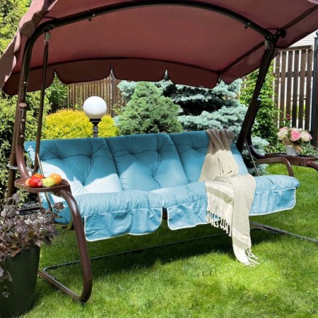 Pillow for Billy swing, size 50x60x180 cm, color of heavenly blue