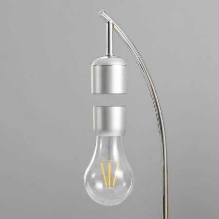 Board lamp "Levitation" LED 5W from the network (1.5m) silver 16x10x36.7 cm Risalux-2