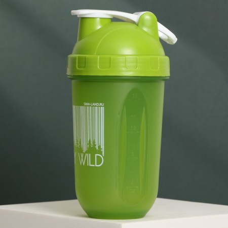 Plastic shaker STAY WILD, 500 ml-2
