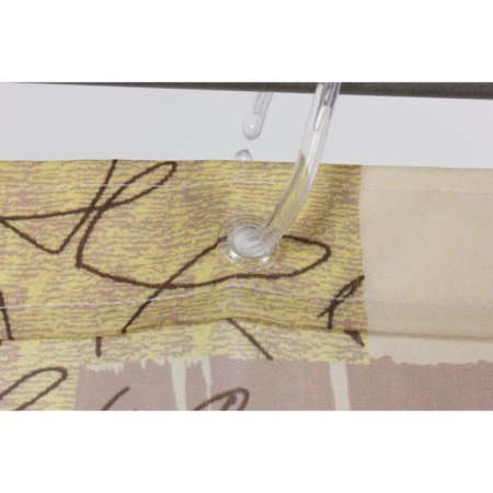 Contrasti bathroom curtains, 180 x 200 cm, beige color-3