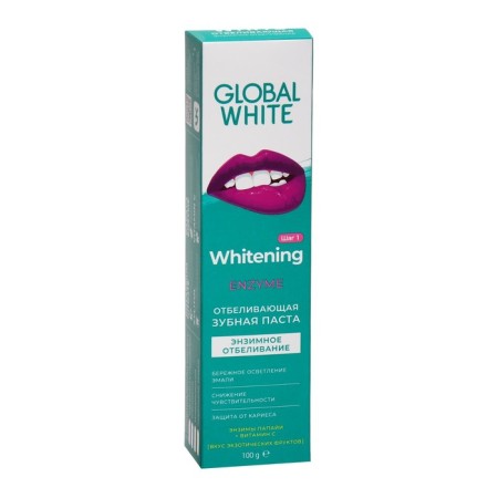 Global White toothpaste, whitening, action whitening, 100 g