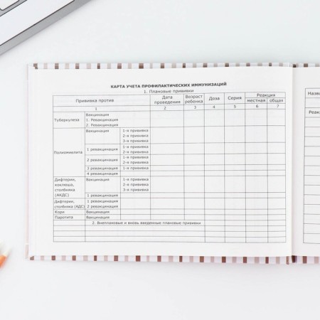 Medical card in solid cover Form No. 112/U "Bear", 80 liters-6