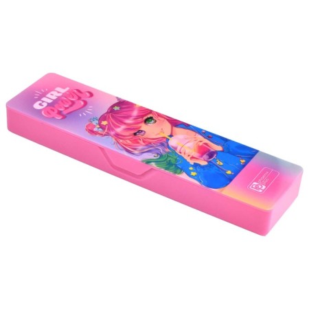 Penal Plastic case 55*200*25 Phoenix "Pink Girl" Girl Rose 65339-1