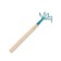 Looser, length 41 cm, 5 teeth, wooden handle