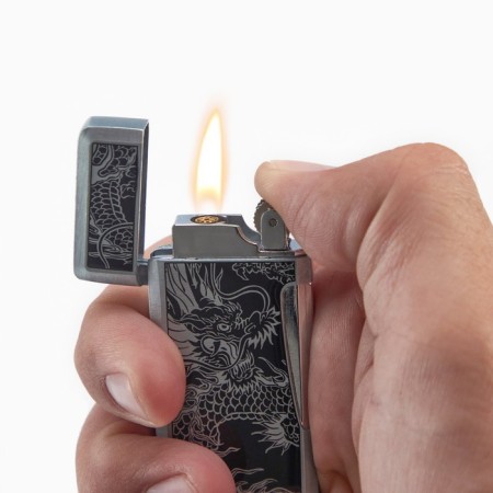 Gas lighter "Dragon", silicon, 1.3 x 3.2 x 2.7 cm-4