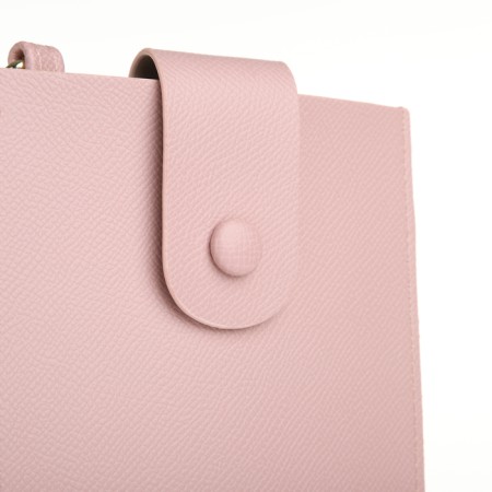Female bag, cross-bodi, on the magnet, the color is pink-3