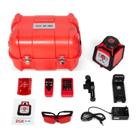 Laser Laser RGK SP100, Rotation, 30 m, 1 beam, 650 HM, 360 °-4