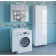 Santa Jupiter Santa 900120, above the washing machine, 800x500 mm, left, without brackets
