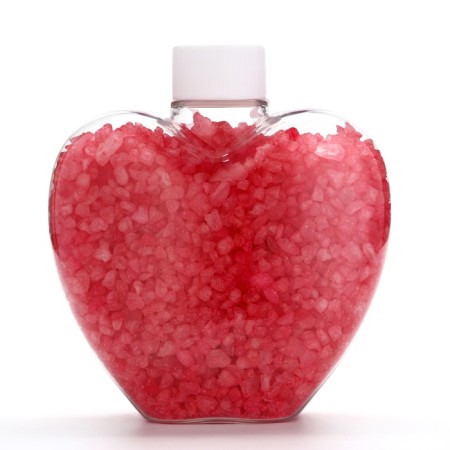 Love bath salt, 415 g, aroma of strawberry pudding, pure happiness-5