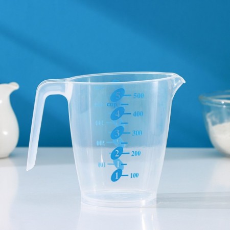 Kuvshin measuring plastic shares "Color", 500 ml, 13 × 9 × 11.5 cm, color mix-1
