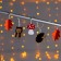Garland “thread” 1.35 m with nozzles “Lesnaya”, IP20, transparent thread, 10 LED, glow warm white, AAH2