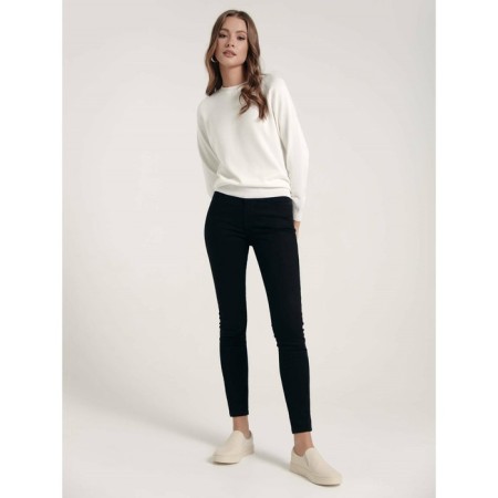 Women's jeans with Push-up Contte Elegant Skinny, size XL, DEEP Black color-3