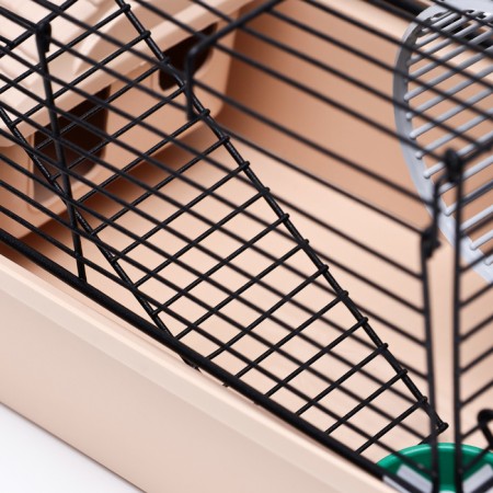 Mini cell for rodents "Pijon" No. 2, equipped, 27 x 15 x 16 cm, beige-6