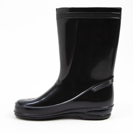Women's boots, black color, size 40, PVC-1