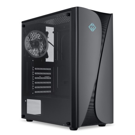 The GMNG OGC-G120 case is black without ATX 5x120mm 2xusb2.0 1xusb3.0 Audio Bott PSU BP-2