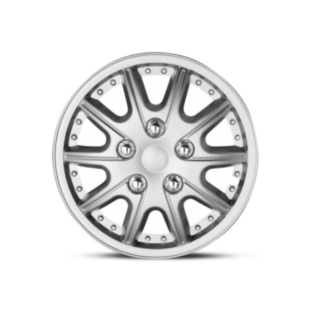 Wheel caps Autoprofi R15, PP plastic, adjusting rim, metallic, 370 mm, 4 pcs-1