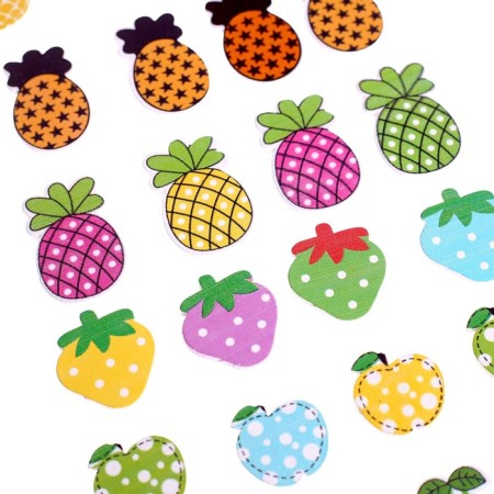 Counting material "Berries and fruits" 24 pcs., Mix-2