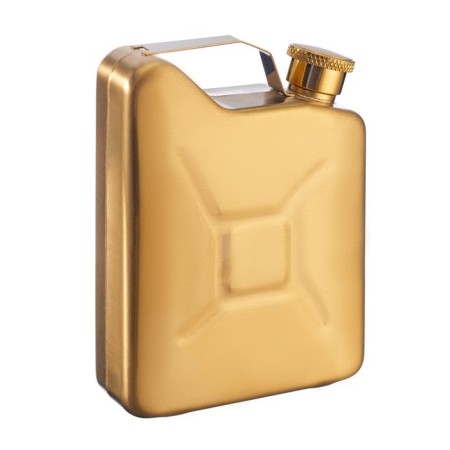 Captain alcohol flask, stainless steel, gift, army, 150 ml-1
