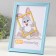 Photo frame Plastic "Watercolor" 15x21 cm, blue