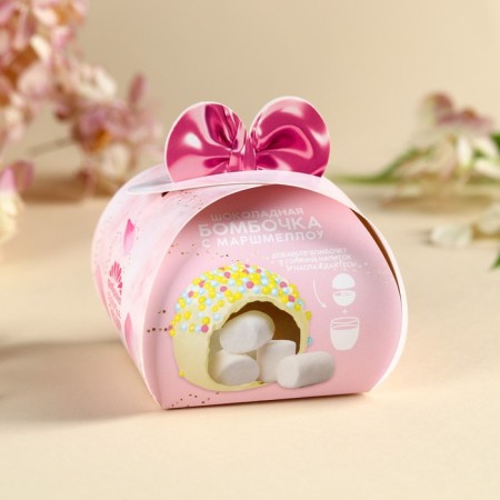 Chocolate bomb "March 8" with Marshmellow, 35 g.-5