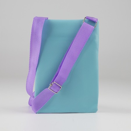 Gift set for the girl "Magic Unicorn", bag, pen, notebook, lilac color-4