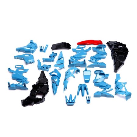 Electronic constructor "Velociraptor", 49 parts, light and sound effects-1