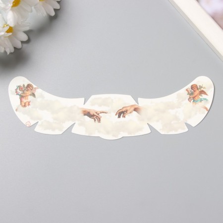 Tattoo on the body color "Fresh. Angels" 16x5 cm