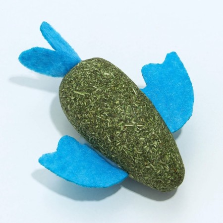 Cat toy "Fish" from cat mint, 8 x 2.5 cm-1