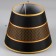 Outhabaur E27 Black-gold 25x25x19 cm